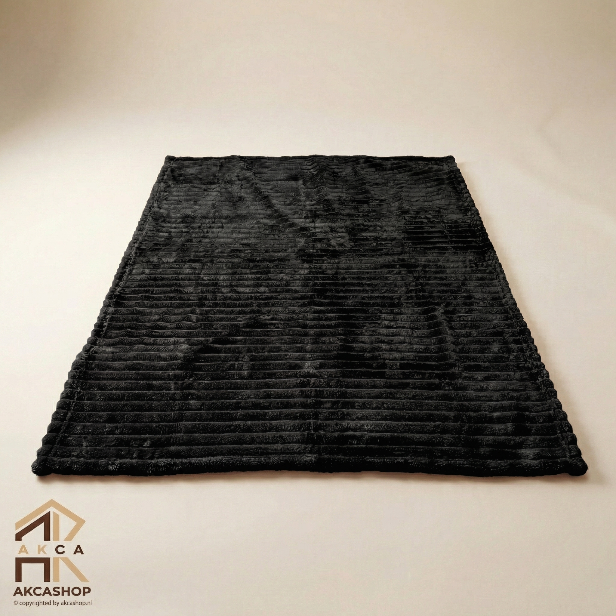 Fleece deken - 120x170cm - Zwart