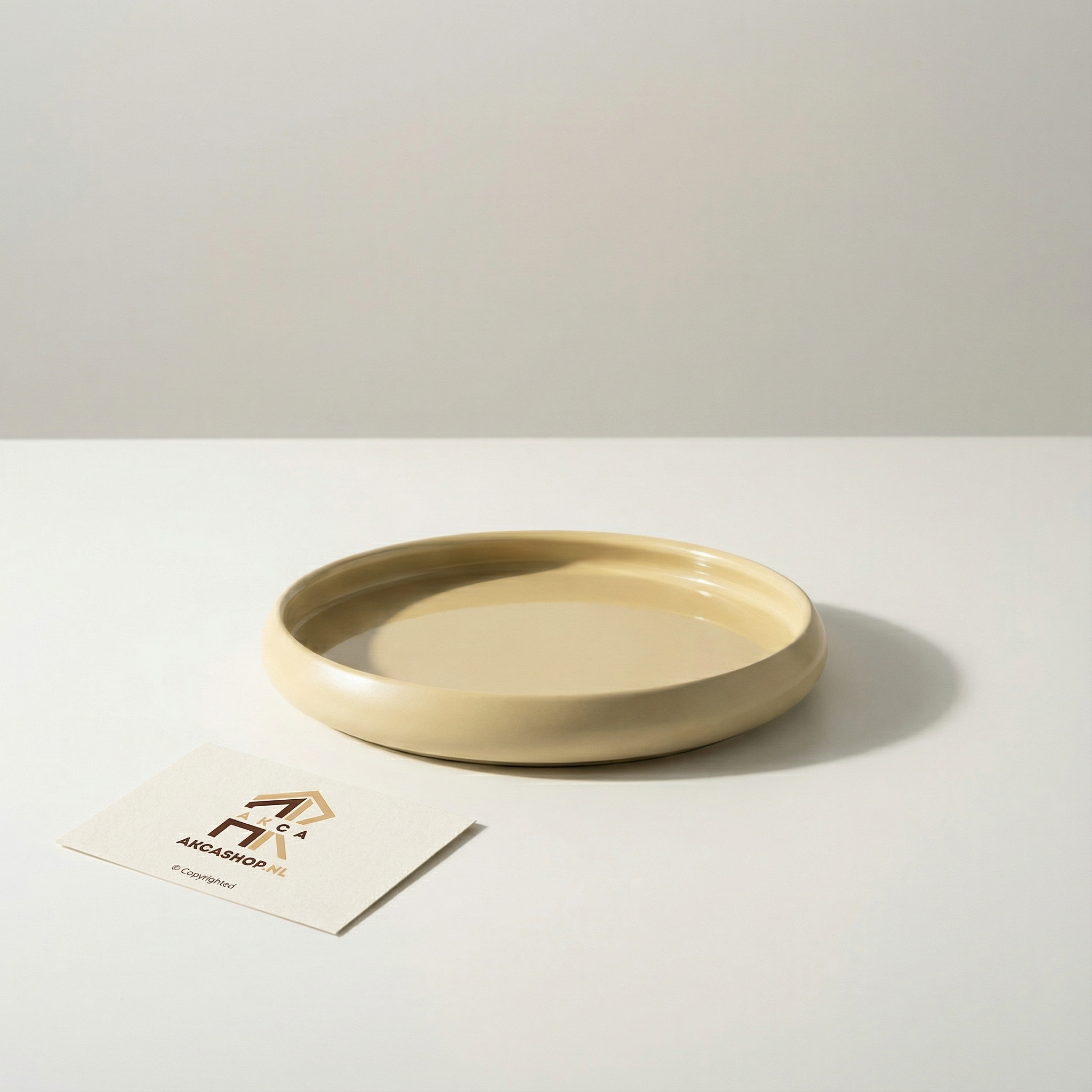 Beige Chubby - Dinner bord - 3 Stuks