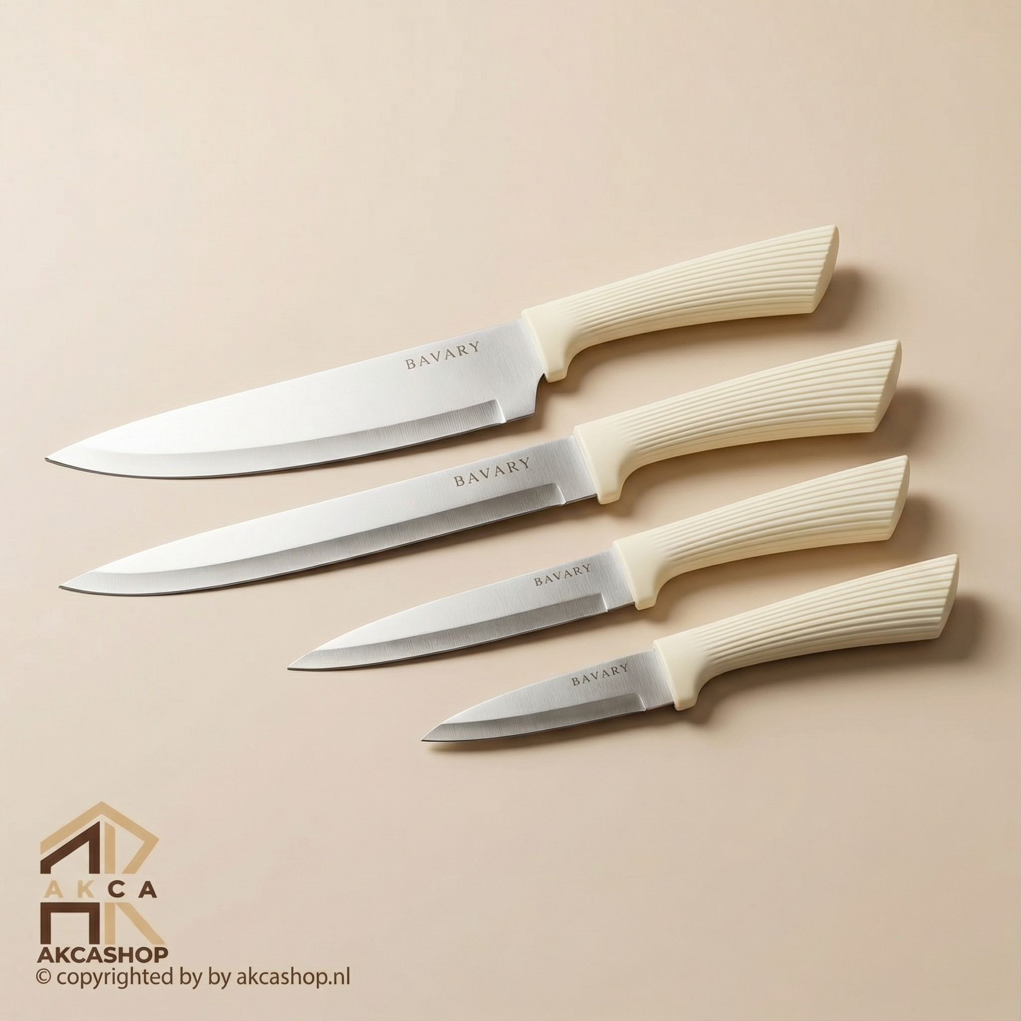 Bavary - Messenset en snijplanken - 8 delig