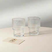 Iced glazen kort - Set van 6 - 180ML