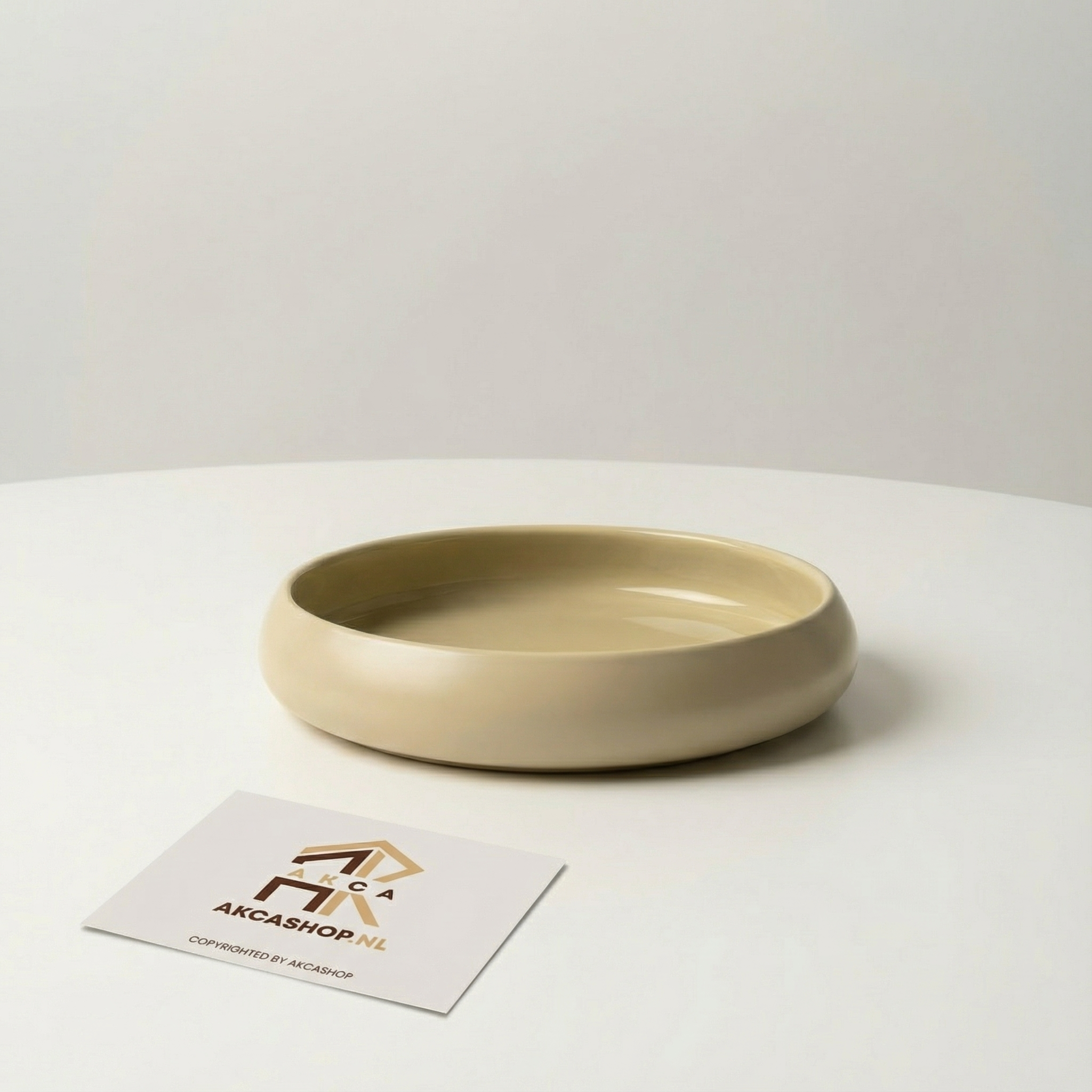 Chubby Beige - Diepe dinner bord - 3 Stuks