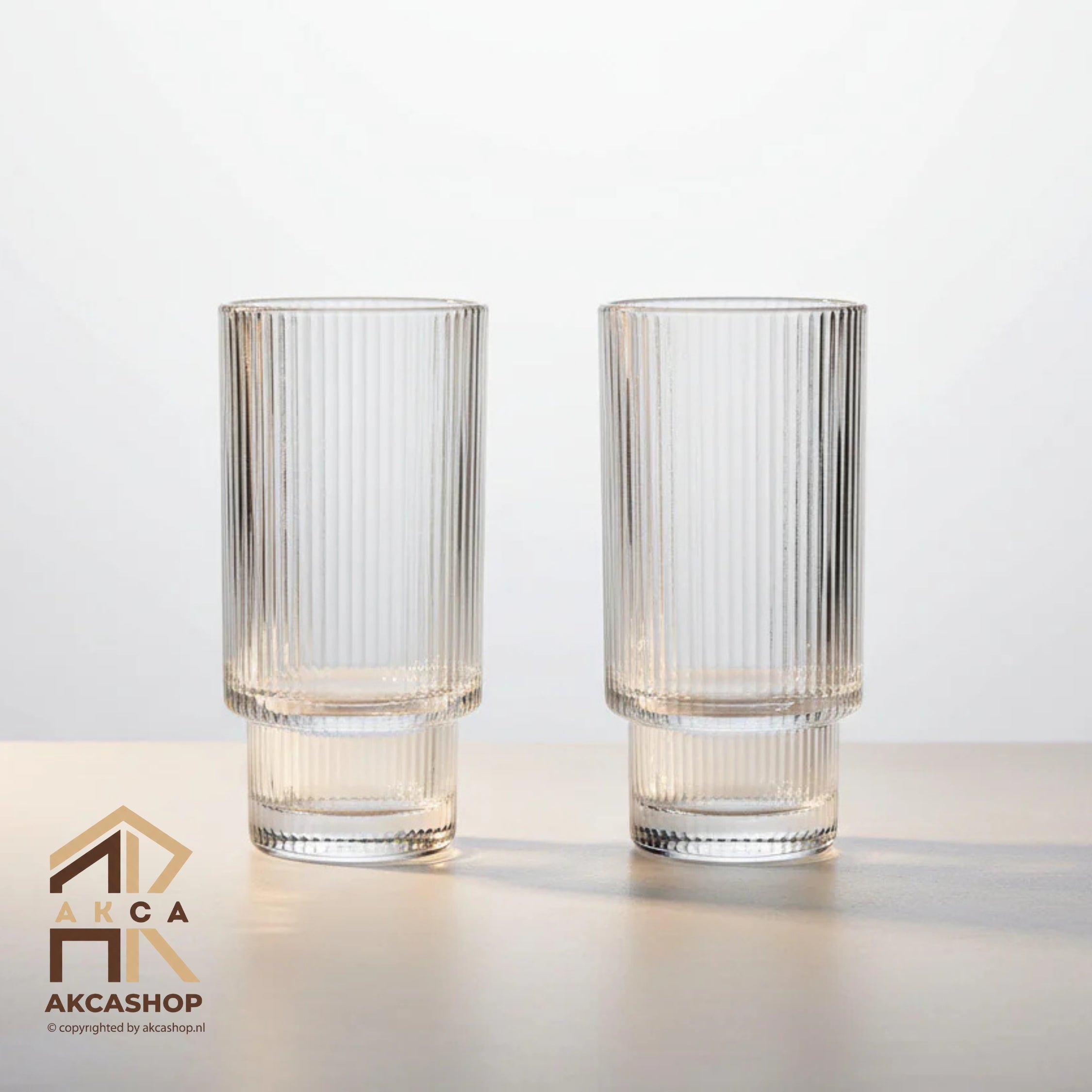 Ribble Glazen - 6 Stuks - 300ML