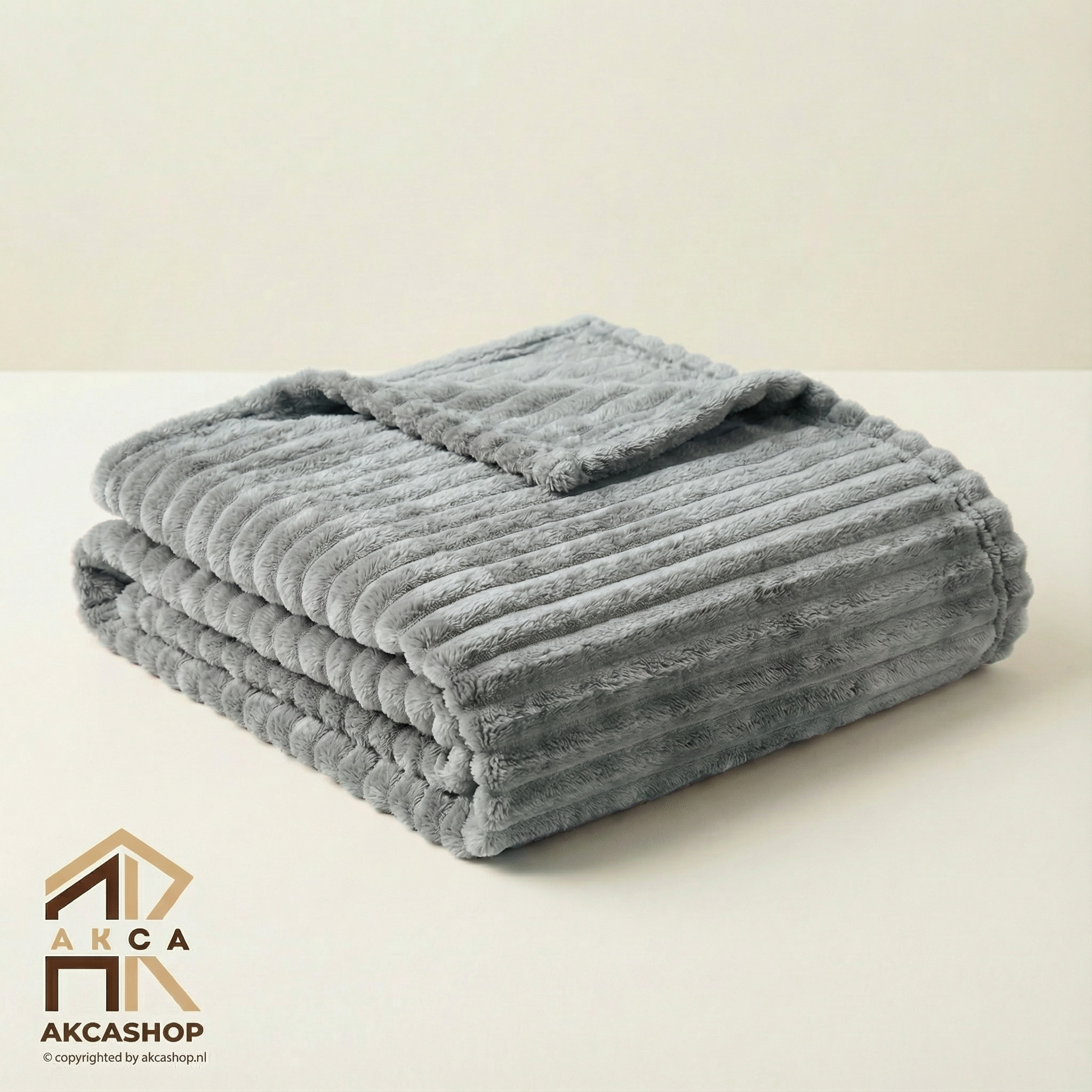 Fleece deken - 120x170cm - Grijs