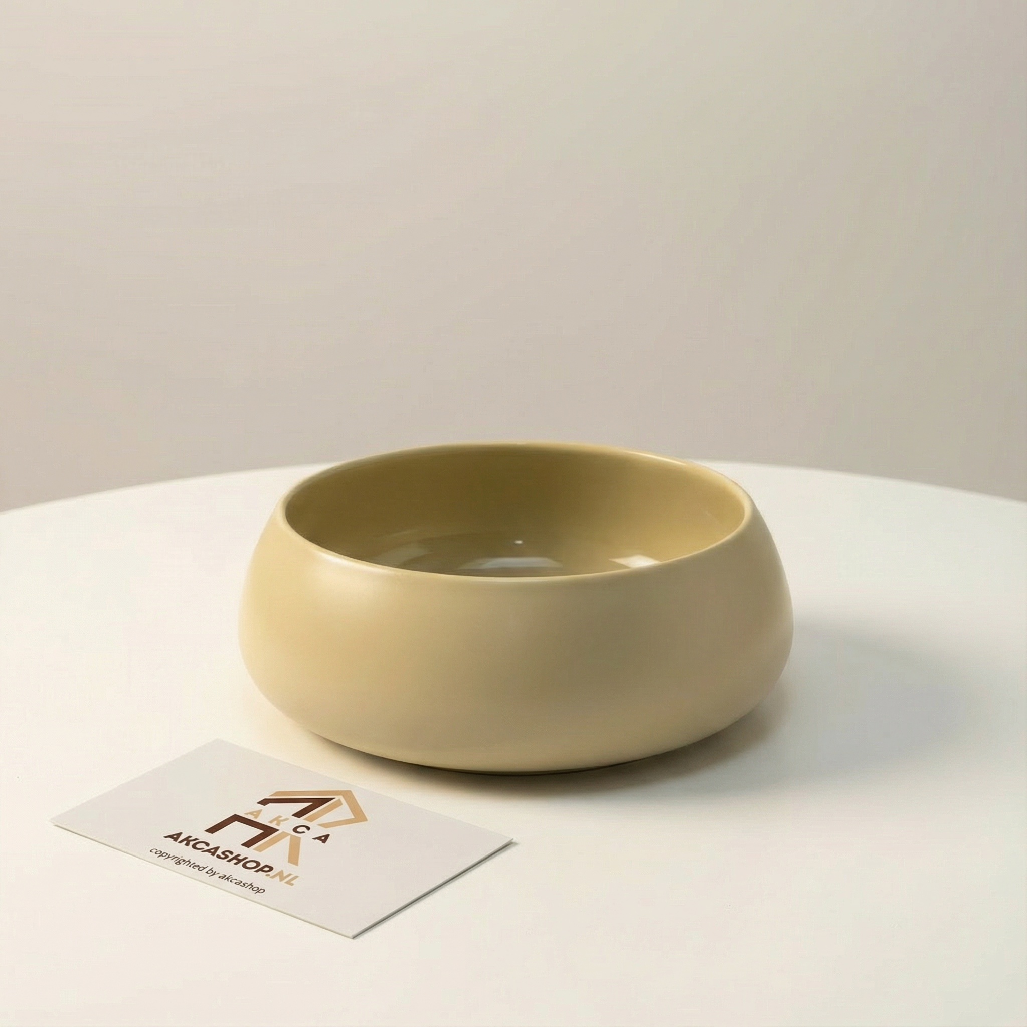 Beige Chubby - Salade kom - 1 Stuk