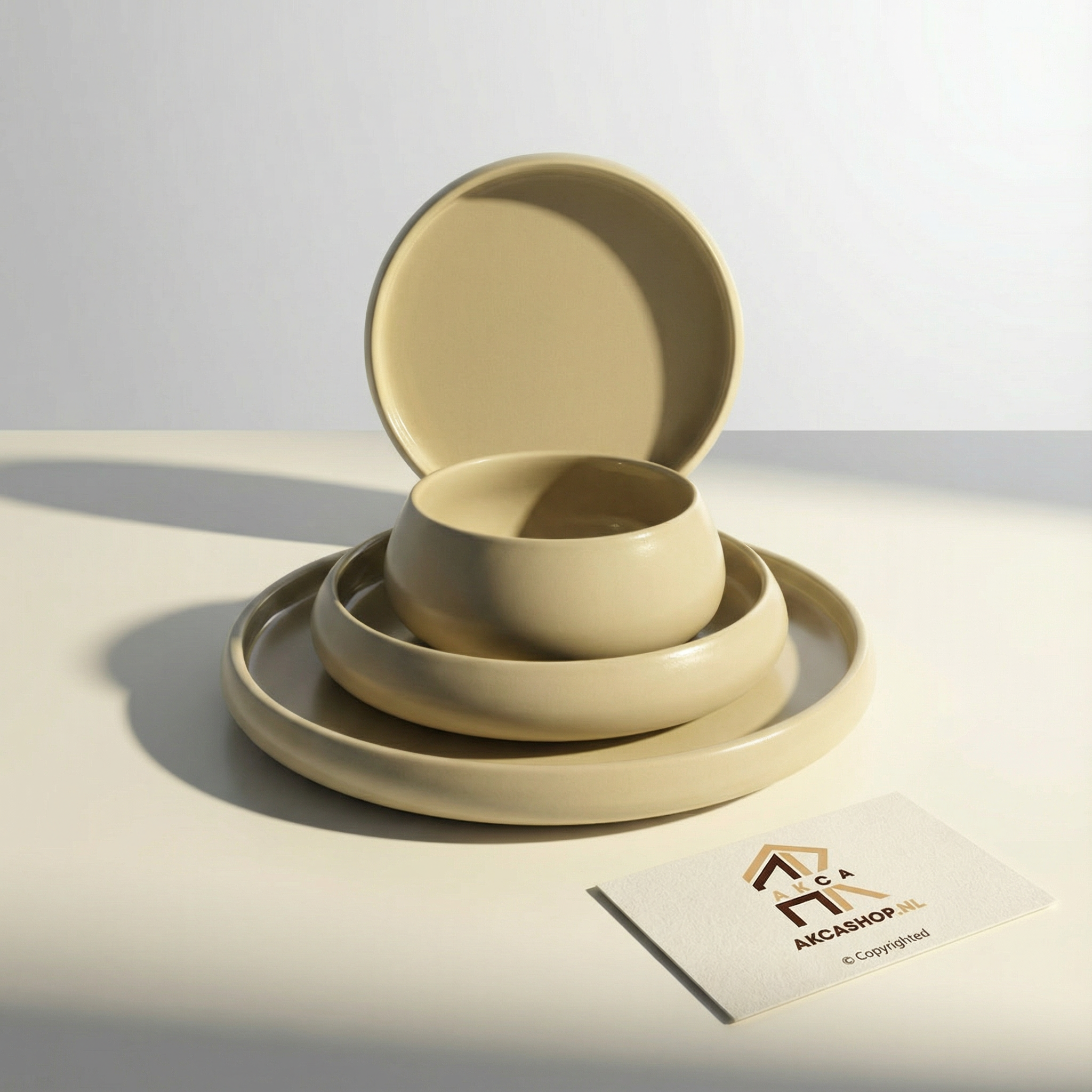 Chubby Beige - Dinner Set - 24PCS