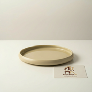 Chubby Beige - Grote dinnerbord - 2 stuks