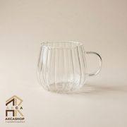 Chubby ribble glass - 2 stuks