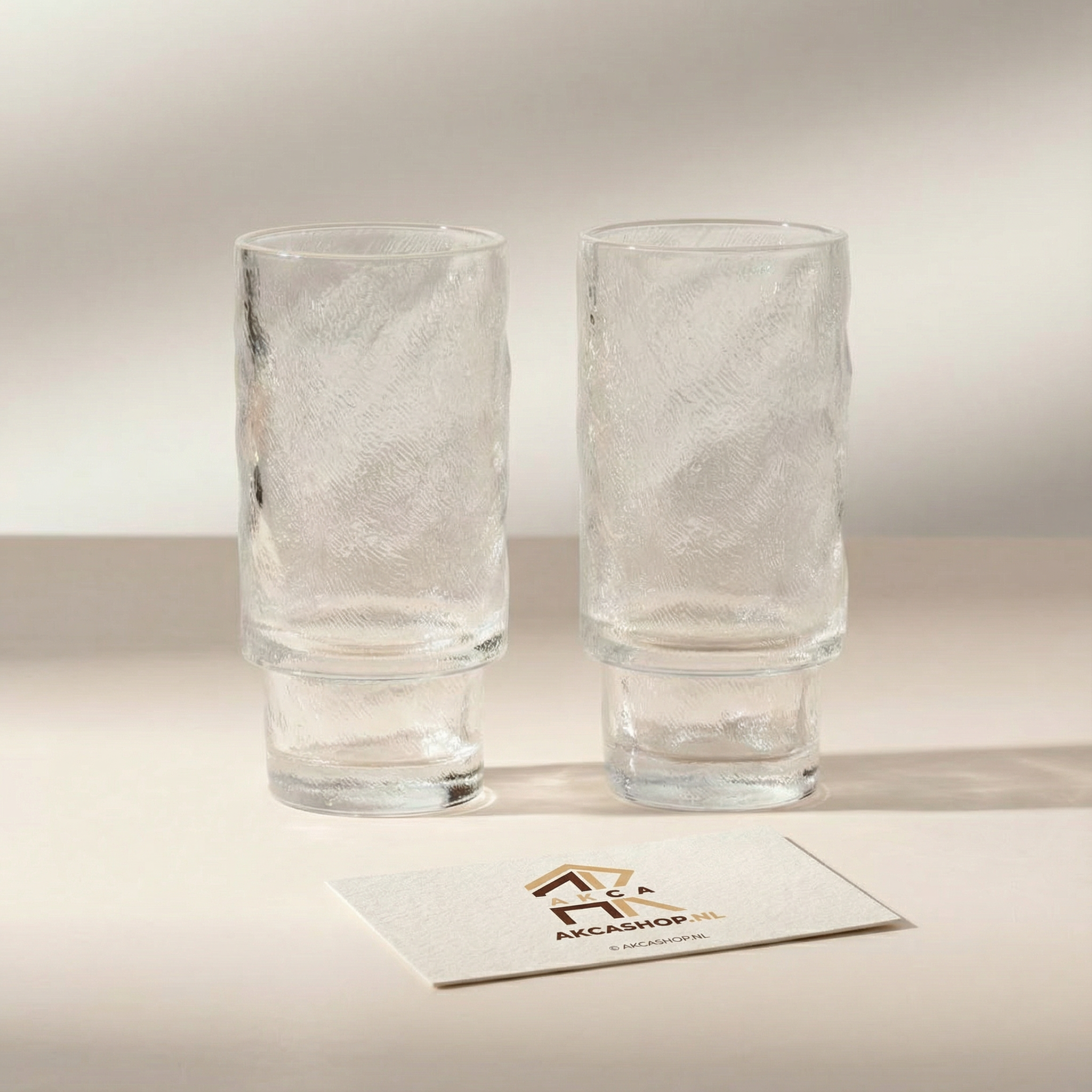 Iced glazen lang - Set van 6 - 300ML
