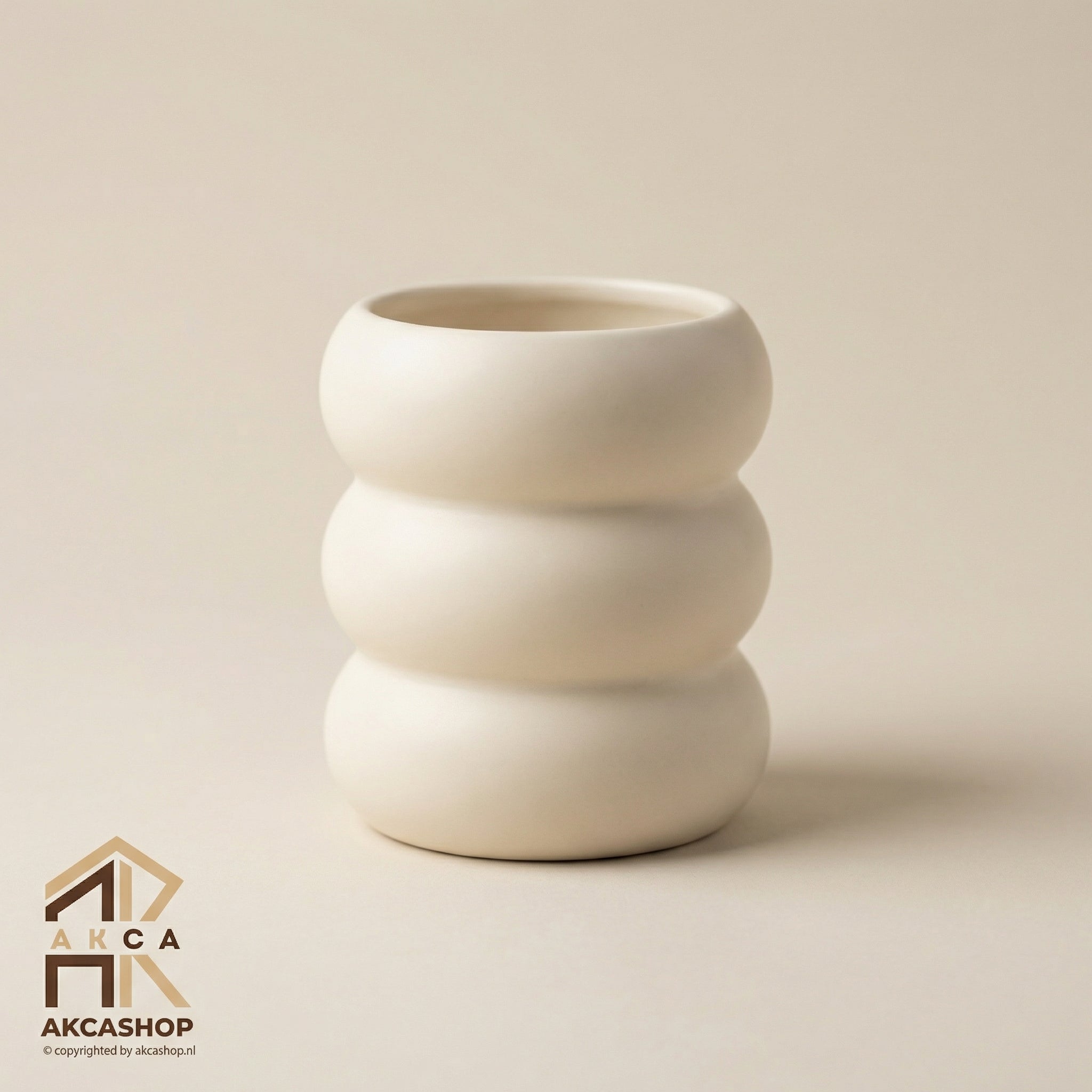 Bubble Mok - Mat Beige  - 2 stuks - 400ml