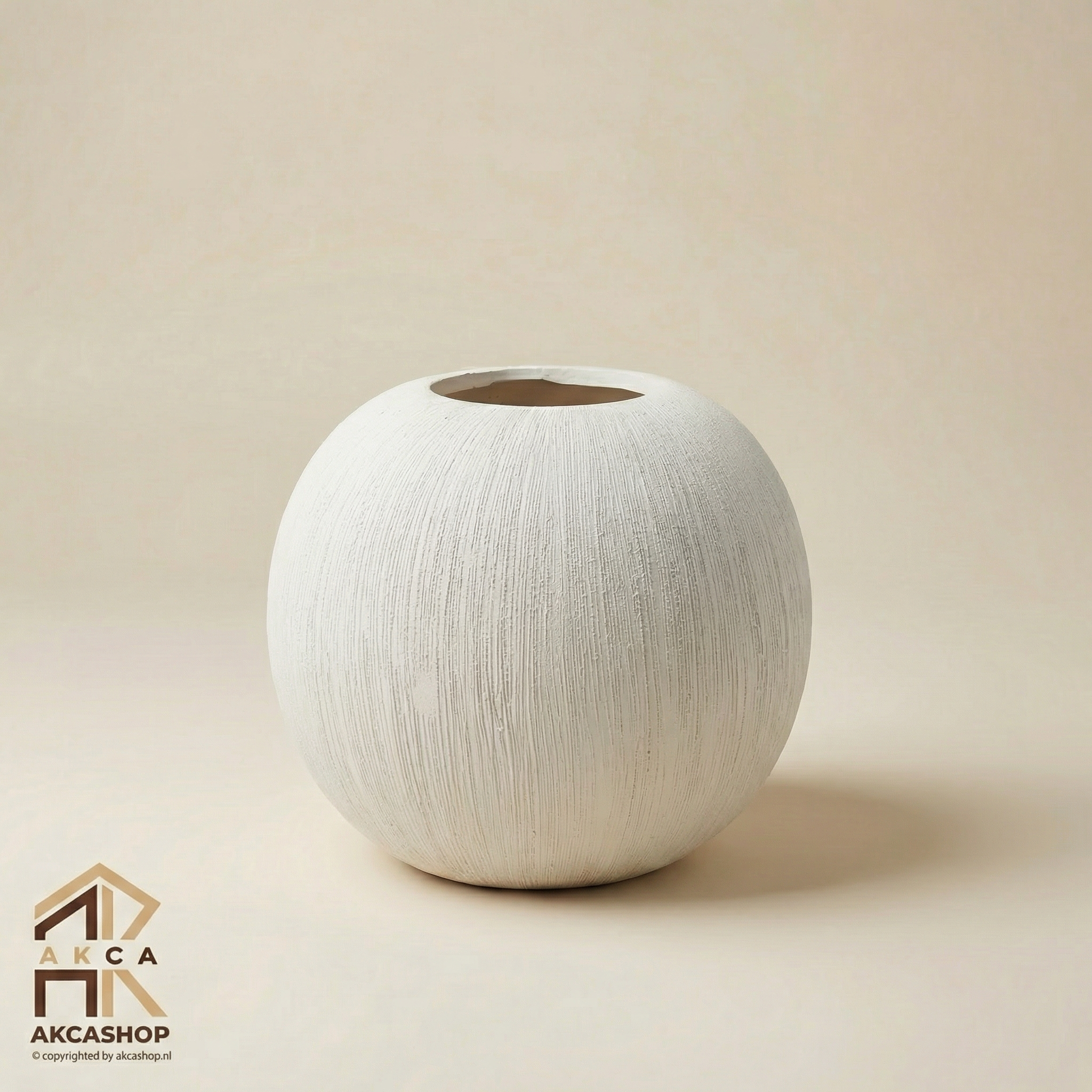 Terracotta Vaas - Rond - 21cm