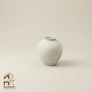 Terracotta Vaas - Striped - 23cm