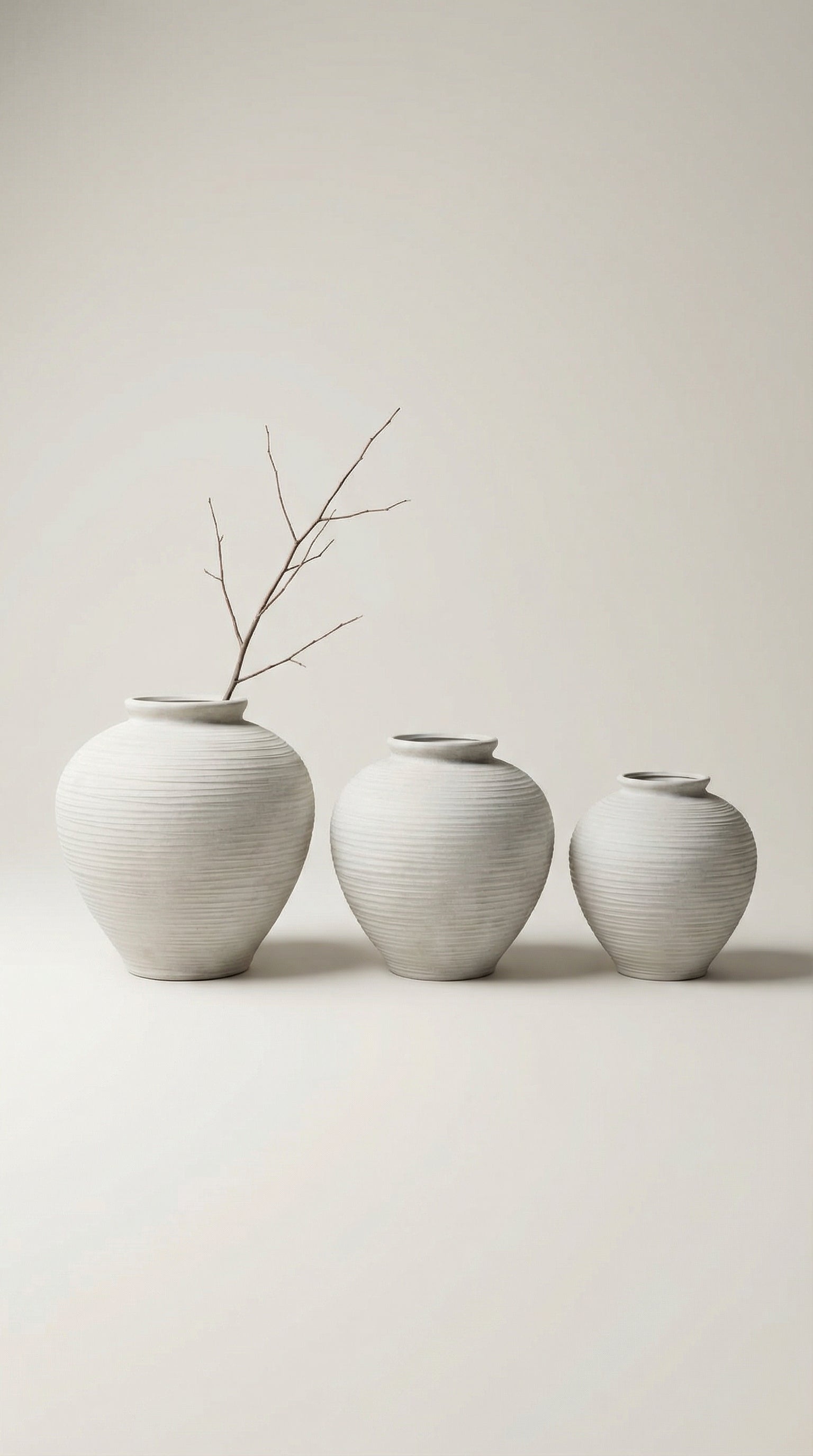 Terracotta Vaas - Striped - 30cm