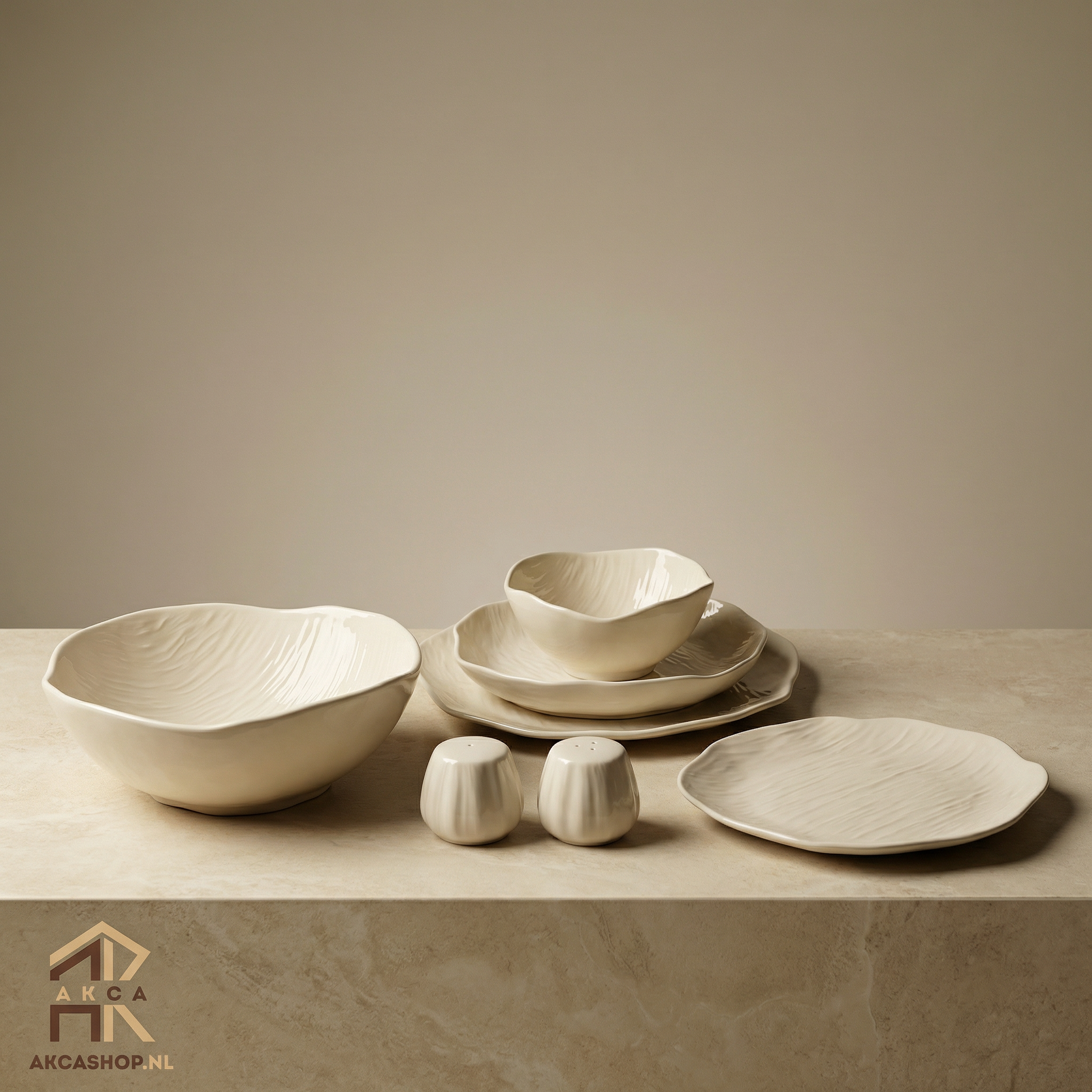 Cermico - Serviesset - 27 Delig - Beige