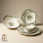Vintage - Serviesset - 25 Delig - Groen