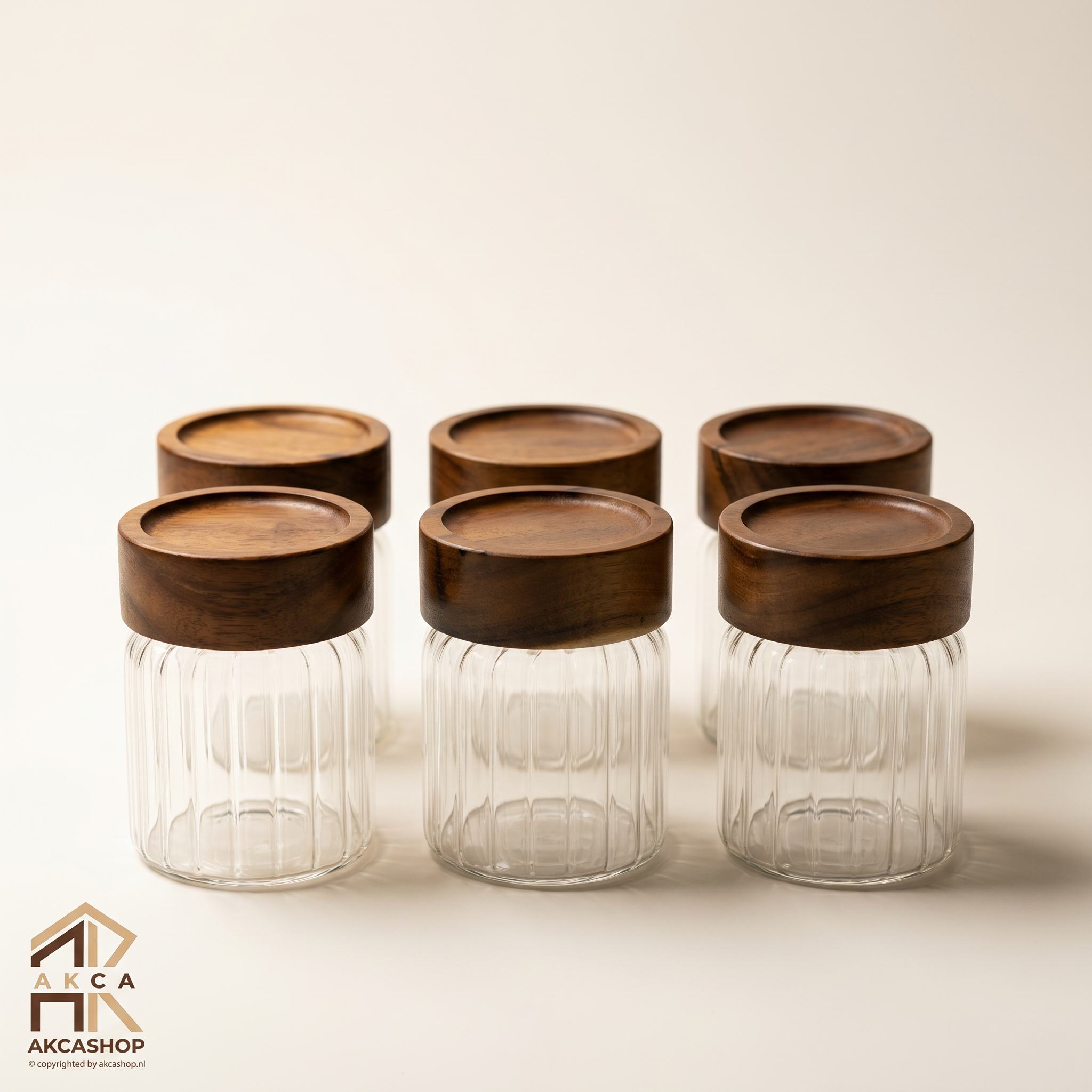 Acacia Chubby - Kruidenpotten - 6 stuks - 9cm