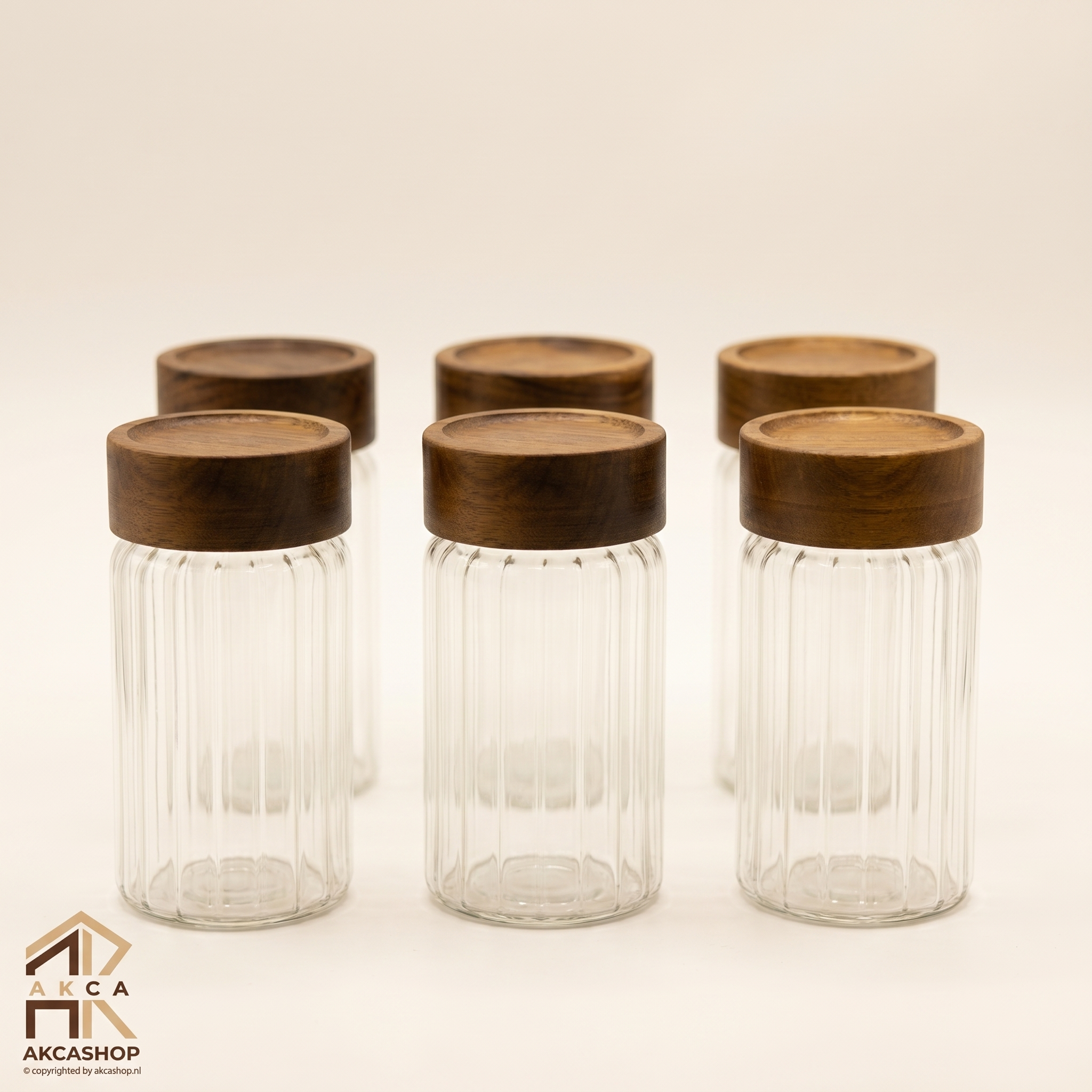 Acacia Chubby - Kruidenpotten - 6 stuks - 13cm
