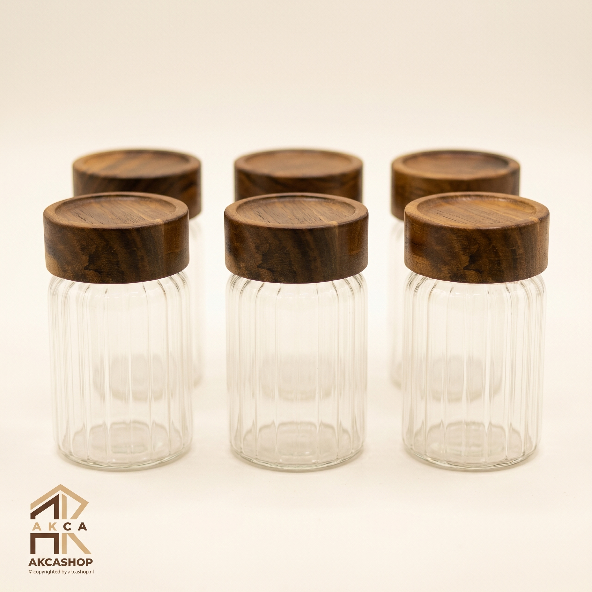 Acacia Chubby - Kruidenpotten - 6 stuks - 11cm