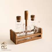 Acacia Twins - 5 Delig set - Olie azijn zout peper