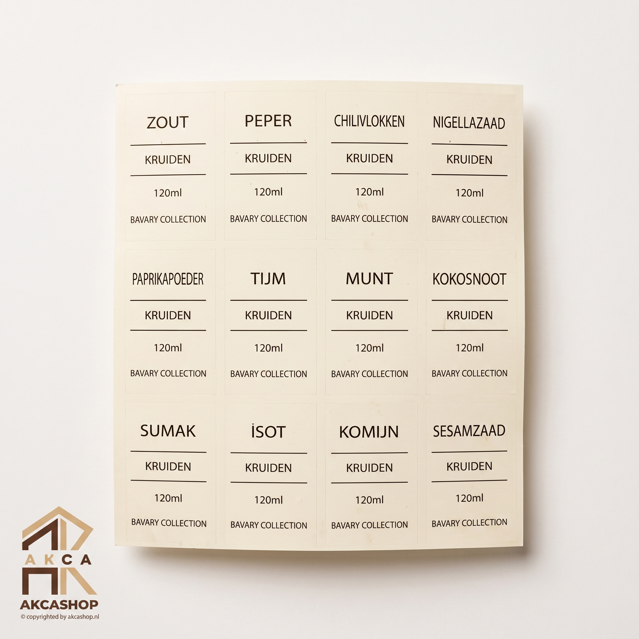Kruidenpotten Set - 13 delig - Met stickers