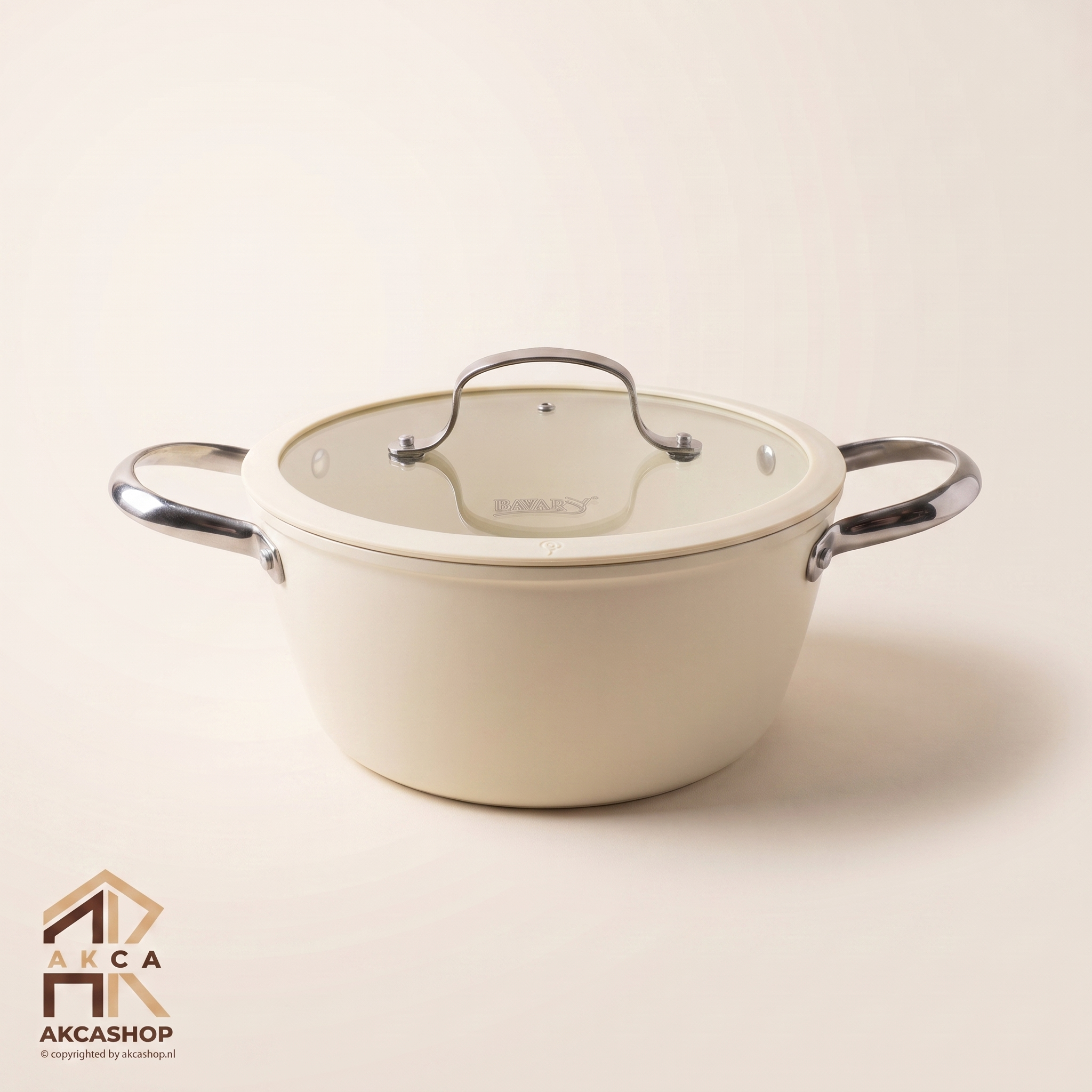 Bavary - PFAS Vrije Braadpan - Creme - 20/30cm