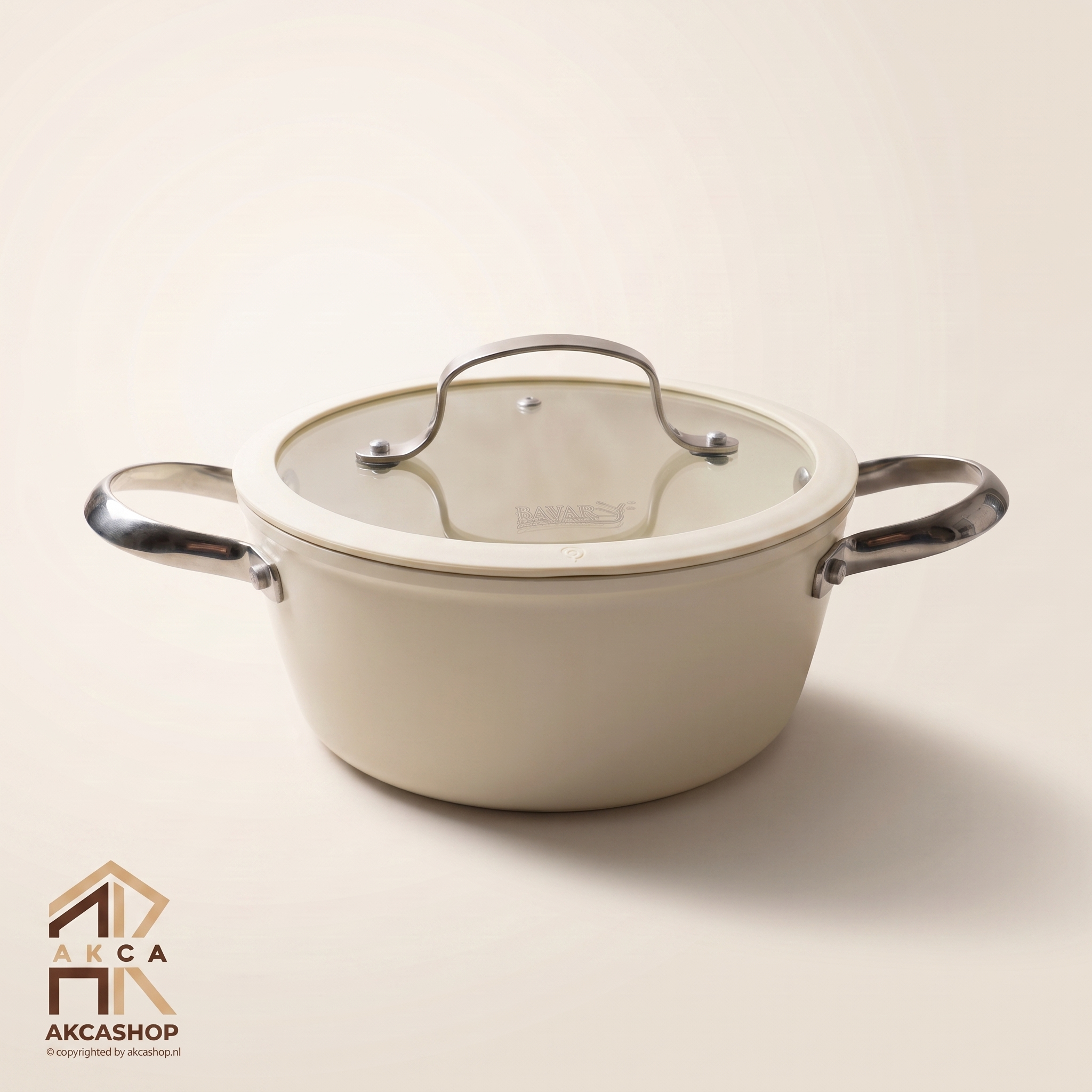 Bavary - PFAS Vrije Braadpan - Creme - 20/30cm