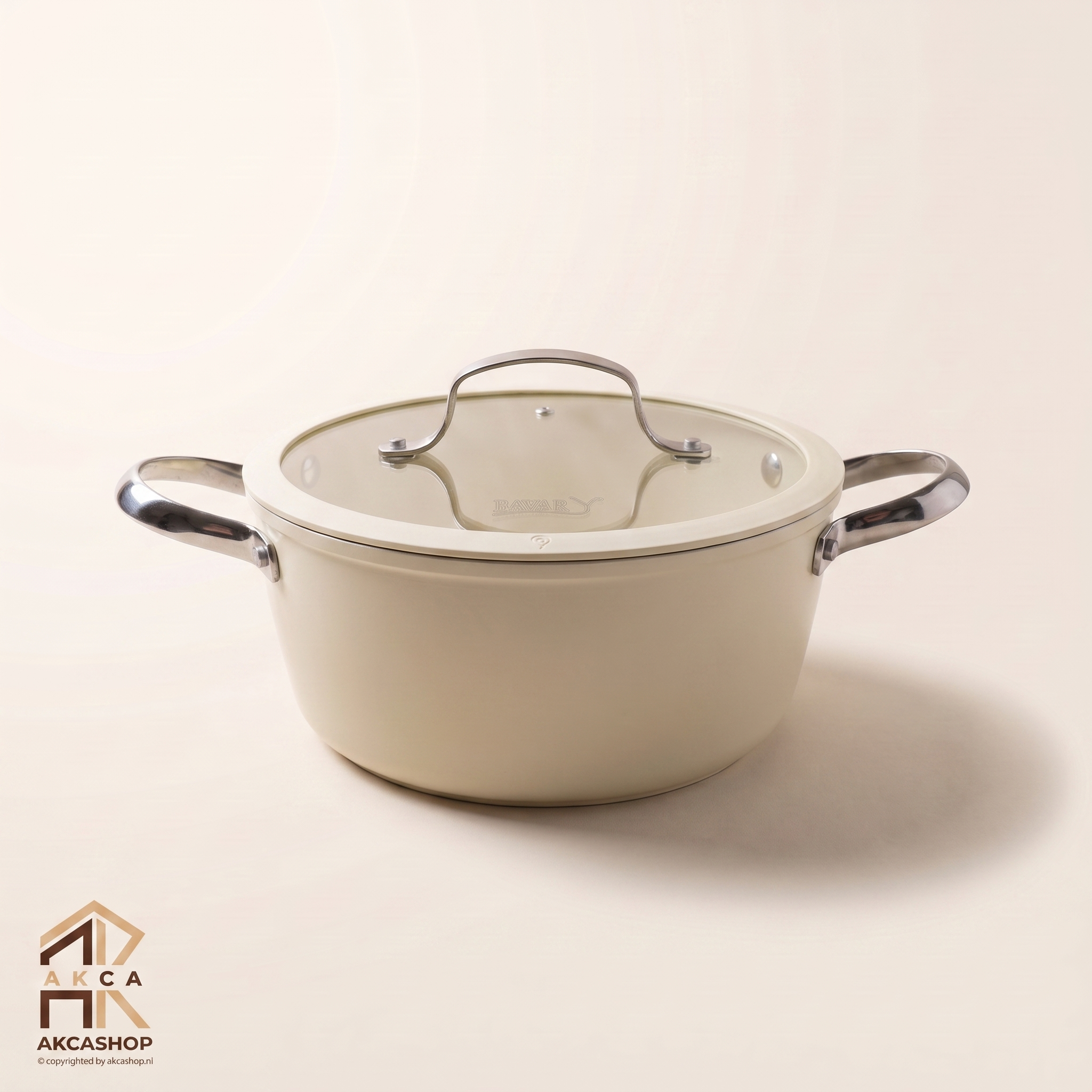 Bavary - PFAS Vrije Braadpan - Creme - 20/30cm