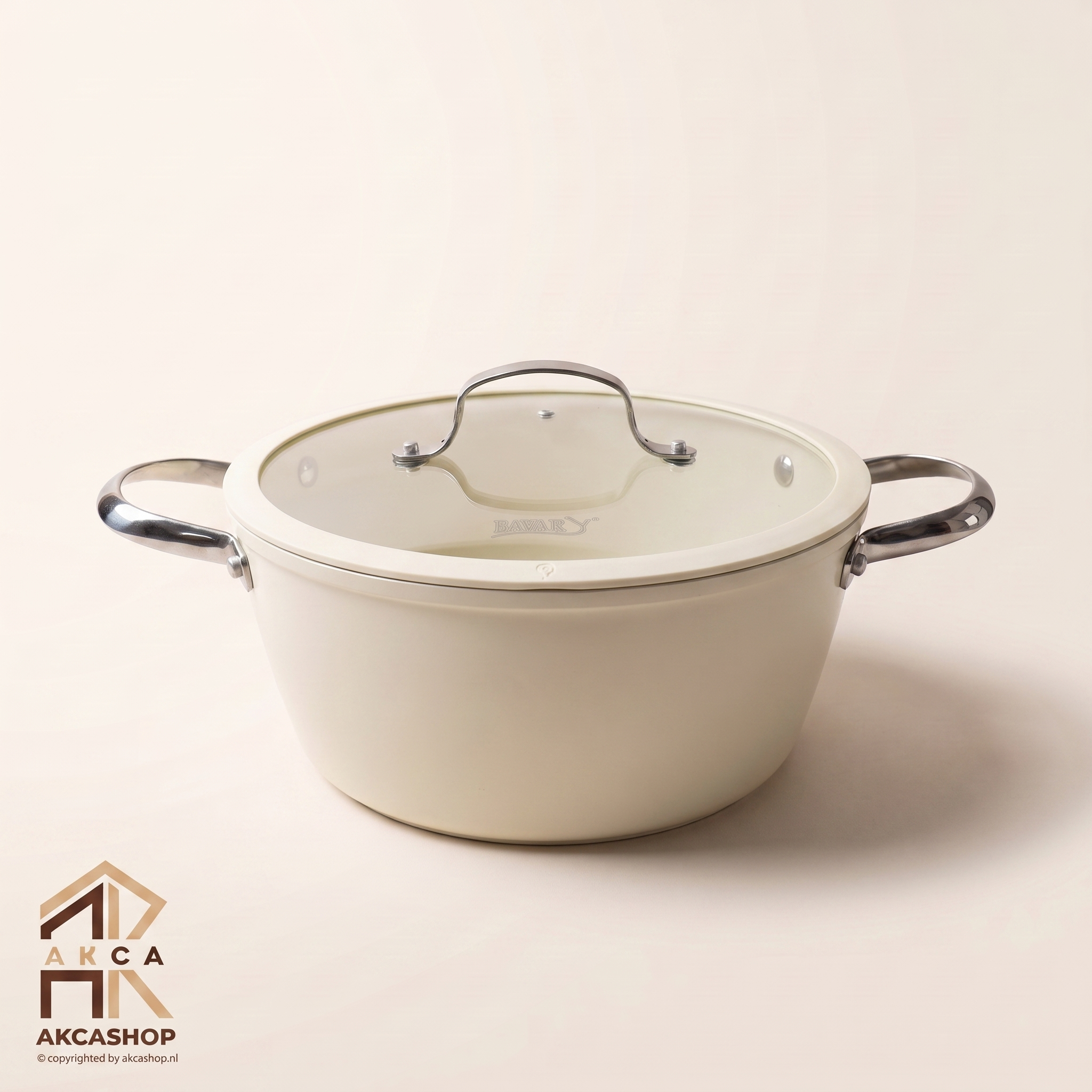 Bavary - PFAS Vrije Braadpan - Creme - 20/30cm