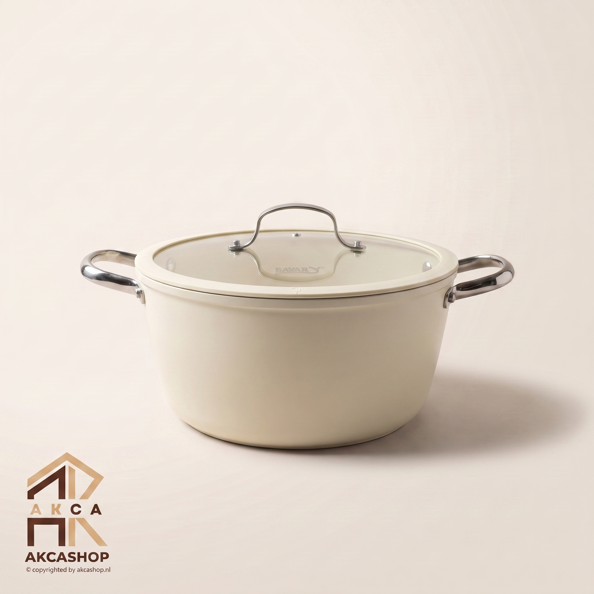 Bavary - PFAS Vrije Braadpan - Creme - 20/30cm