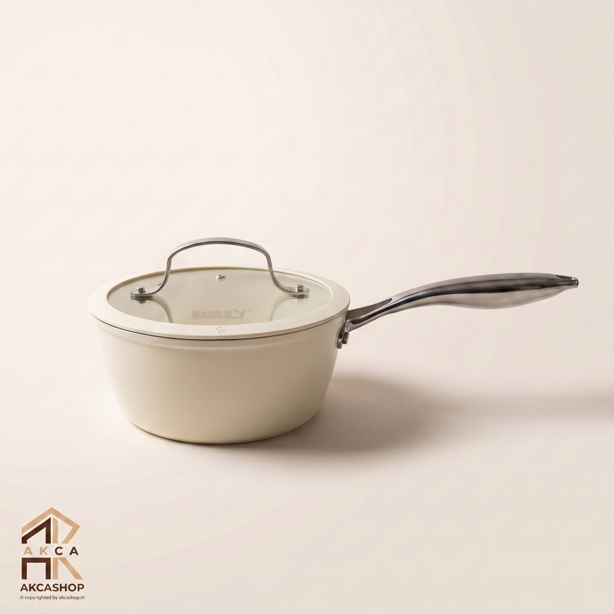 Bavary - PFAS Vrije Steelpan - Creme - 16/18cm