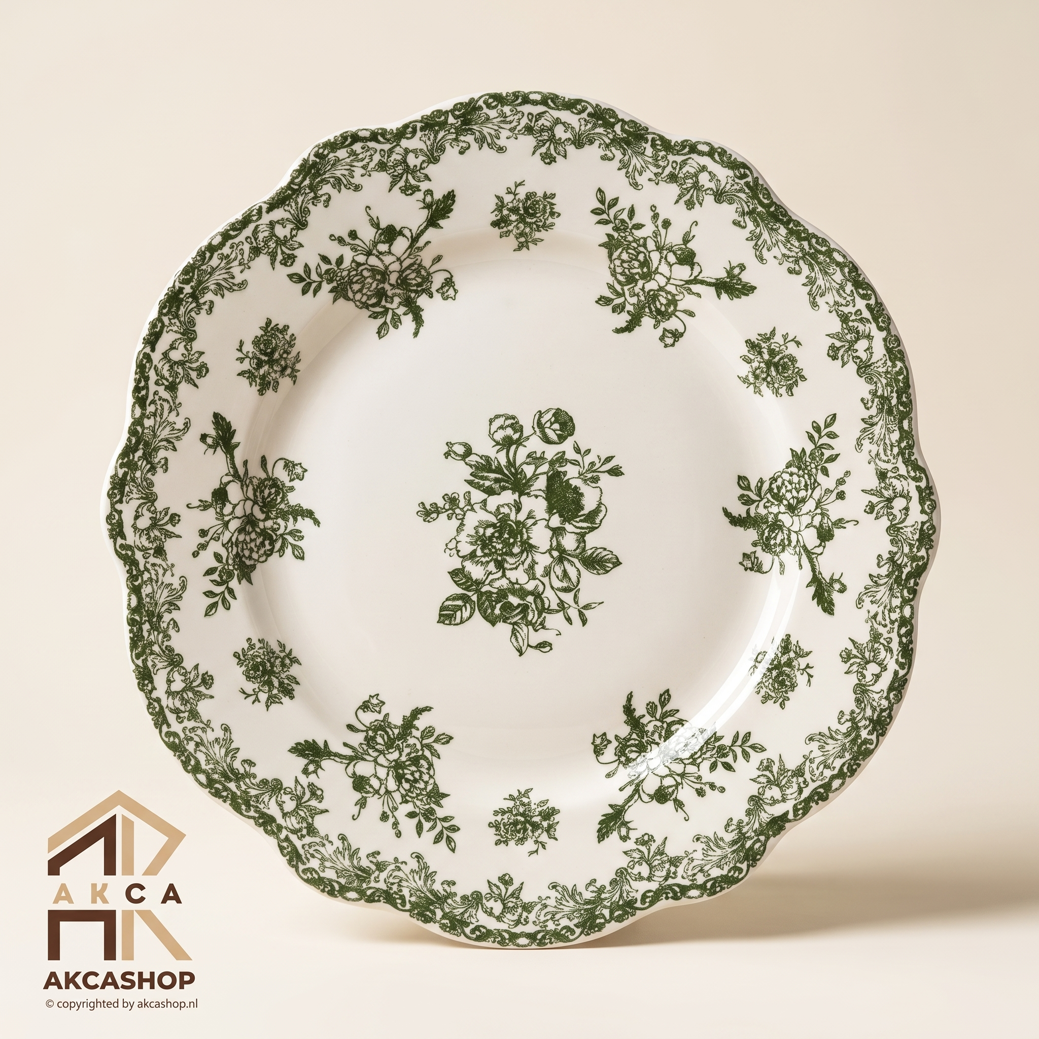 Vintage Serviesset - 25 Delig - Groen