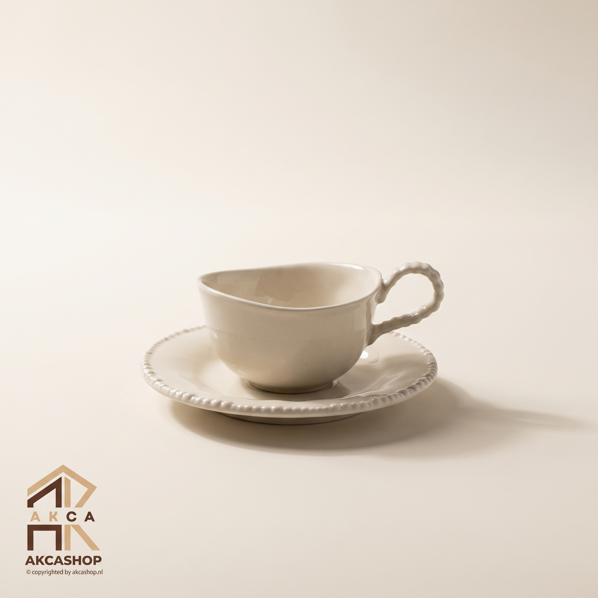 Pearls Koffieset - Creme - 12 delig
