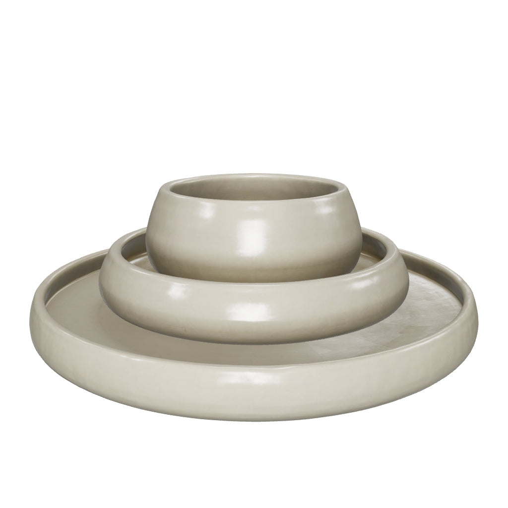 Chubby Beige - Dinner Set - 24PCS