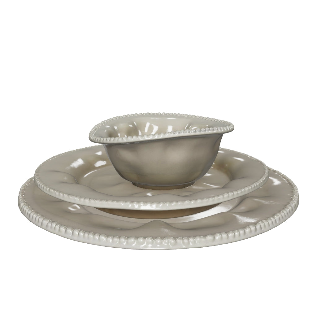 27 Delig - Pearls Serviesset - Créme
